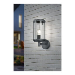 Luminosa Lighting Luminosa Tanaro Vintage Outdoor Wall Lantern Anthracite Ip44 - Uk Stock - thumbnail 3