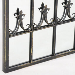 Mirroroutlet Summer View Metal Arch Shaped Decorative Ornate Effect Garden Mirror 140 X 75Cm - thumbnail 3