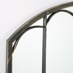 Mirroroutlet Summer View Metal Arch Shaped Decorative Ornate Effect Garden Mirror 140 X 75Cm - thumbnail 2