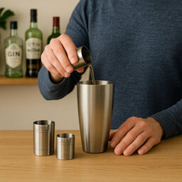 Chabrias Ltd 3 Set 25Ml, 35Ml, 50Ml Premium Stainless Steel Silver Thimble Spirit Measures, Government Stamped - thumbnail 6