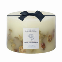 French Connection Cherry Blossom & Rose Botanical Scented Candle 1.5Kg - thumbnail 6