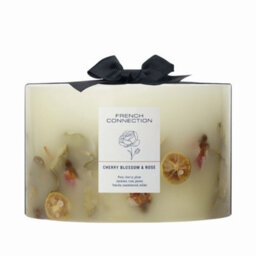 French Connection Cherry Blossom & Rose Botanical Scented Candle 1.5Kg - thumbnail 2