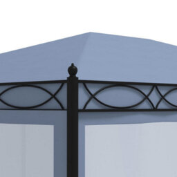 Berkfield Classic Gazebo With Mesh Screens 3X4 M Anthracite Steel - thumbnail 5