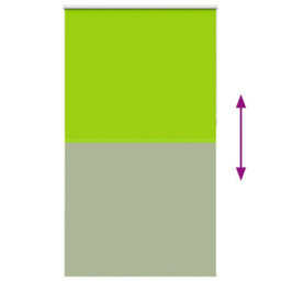Berkfield Durable Roller Blind Blackout Leaves Green 135X230 Cm Fabric Width 131.6 Cm Polyester - thumbnail 9