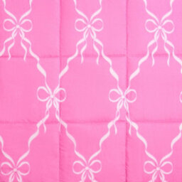 Ohs Bows 8Kg Weighted Blanket Sensory Sleep Therapy Quilted Throw - Bright Pink - thumbnail 5