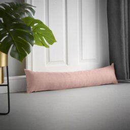 Luxury Living Velvet Chenille Draught Excluder 90Cm X 15Cm X 15Cm Blush