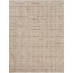 Livabliss Our Pnw Home Cascade-Modern Beige Brown Graphic High Pile Living Dining Bedroom Rug 160 X 213 Cm Easy Care, Non Shedding - thumbnail 1