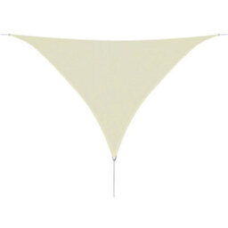 Berkfield Sunshade Sail Hdpe Triangular 3.6X3.6X3.6 M Cream