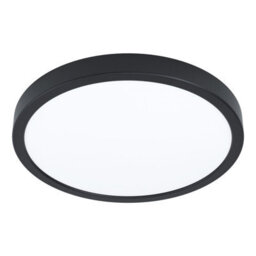 Stylish Black 285mm Round Led Wall And Ceiling Light - 20W 4000K