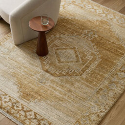 Livabliss Fifth Avenue-Vintage Tan Grey Brown Traditional Boho Fringe Living Dining Bedroom Rug 200 X 275 Cm Easy Care, Non Shedding - thumbnail 7