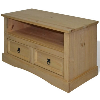 Berkfield Tv Cabinet Mexican Pine Corona Range 91X43X56 Cm - image 1