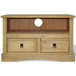 Berkfield Tv Cabinet Mexican Pine Corona Range 91X43X56 Cm - thumbnail 2