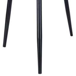 Beliani Set Of 2 Dining Chairs Melrose Ii Faux Leather Dark Brown - thumbnail 9