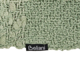 Beliani Blanket Vella Fabric 150 X 200 Cm Green - thumbnail 4