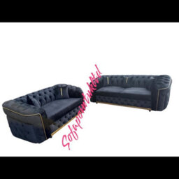 Ambassador Chesterfield Plush Velvet Black / 3+2 - thumbnail 1