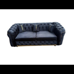 Ambassador Chesterfield Plush Velvet Black / 3+2 - thumbnail 2