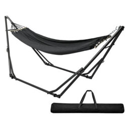 Mountview 2-In-1 Foldable Hammock Chair Bed Portable Steel Frame 200Kg Capacity - thumbnail 3