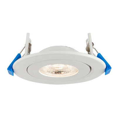 Luminosa Lighting Luminosa Shield360 4Cct Tri Wattage 8W Recessed Downlight Matt White Paint Ip44 - image 1