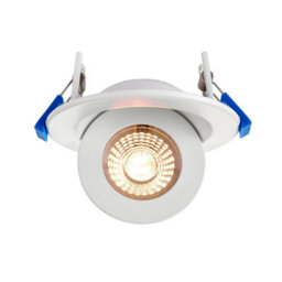 Luminosa Lighting Luminosa Shield360 4Cct Tri Wattage 8W Recessed Downlight Matt White Paint Ip44 - thumbnail 2