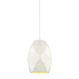 Luminosa Lighting Luminosa Modern Hanging Pendant White 1 Light , E27 - thumbnail 1
