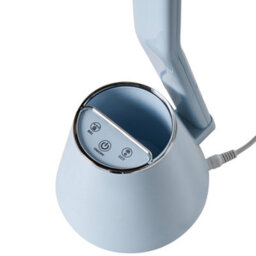 Beliani Led Desk Lamp With Pen Holder, 3 Cct Dimmer, Light Blue - Compact Office Lighting - thumbnail 6