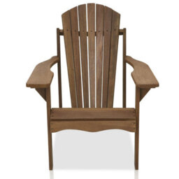 Walplus Furinno Tioman Hardwood Adirondack Patio Chair In Teak Oil, Natural - thumbnail 3