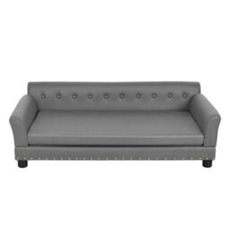 Large Dog Sofa Couch Luxury Comfy Microfiber Leather Cloth Pet Cat Sofa Mattress L - 96 X 70Cm - thumbnail 1