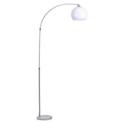 Living And Home Modern Arched Floor Lamp With Marble Base Bedroom Living Room Reading Light Adjustable Hight - thumbnail 4