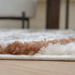 The Rugs Moodi Shaggy Multicolour Tidecrest Rug Runner Abstract Thick High Pile For Living Rooms, Bedrooms, Hallways, Kitchens - thumbnail 5