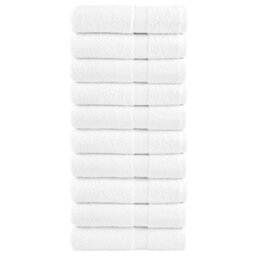 Berkfield Premium Shower Towels Solund 10Pcs White 70X140Cm 600Gsm