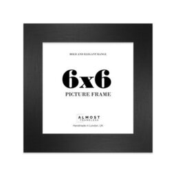 "4X4"" Turquoise Picture Frame - 4X4"" Square Frame With 3X3"" Mount For 4X4""/3X3"" Pictures Art Deco Style Thin Edge, 1 Pack"