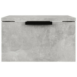 Vidaxl Wall-Mounted Bedside Cabinets 2 Pcs Concrete Grey 34X30X20 Cm - thumbnail 4