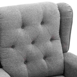 More4Homes Harrogate Dual Motor Electric Rise Recliner Fabric Armchair Lift Riser Chair (Grey) - thumbnail 5