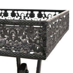 Berkfield Versatile Folding Tea Table Vintage Style Metal 58X35X72 Cm Black - thumbnail 6