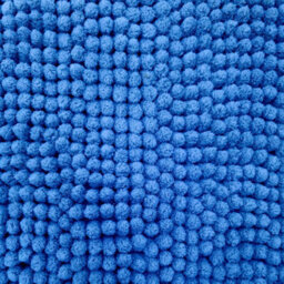 Allure Bath Fashions Supersoft Chenille Bobble Two Piece Bath & Pedestal Mat Set - Blue - thumbnail 3