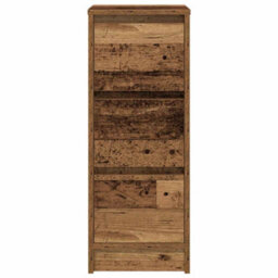 Berkfield Sideboard Old Wood 29.5X34X76 Cm Engineered Wood - thumbnail 6