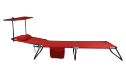 Vcm Sun Lounger Deckchair Garden Lounger Roof - thumbnail 2