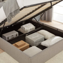The Furniture Market Chesterfield Button Bed - 6Ft Super King Size - Grey Fabric - thumbnail 3