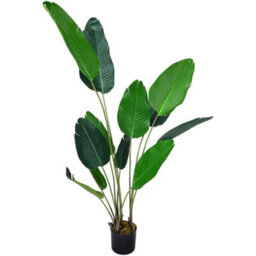 Living And Home Artificial Plant House Plant Indoor Plant Fake Banana Tree In Black Pot 180 Cm - thumbnail 4
