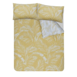 Smart Living Luxury Sketched Palm Leaf Reversible Duvet Cover With Pillowcases - thumbnail 3