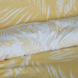 Smart Living Luxury Sketched Palm Leaf Reversible Duvet Cover With Pillowcases - thumbnail 6