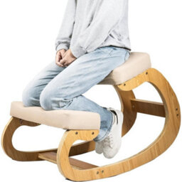 Adjustable Ergonomic Kneeling Chair With Thick Cushion - thumbnail 1