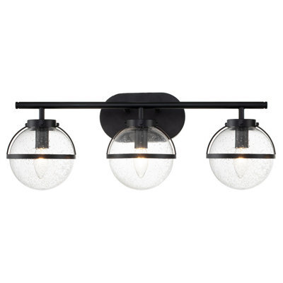 Luminosa Lighting Luminosa Hinkley Hollis Bathroom Wall Lamp Black, Ip44 - image 1