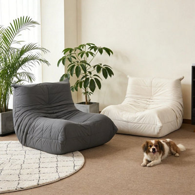 Grey Togo Sofa Designer Armless Lounge Chair /single Sofa/togo Chair/lazy Lounge - image 1