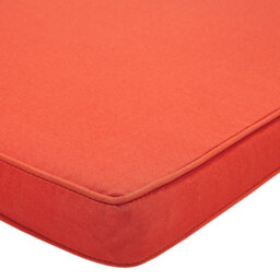 Beliani Bench Seat Pad Cushion Vivara 112 X 54 Cm Dark Red - thumbnail 5