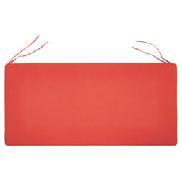 Beliani Bench Seat Pad Cushion Vivara 112 X 54 Cm Dark Red - thumbnail 4