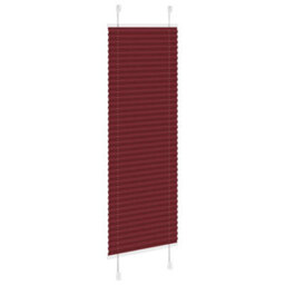 Berkfield Pleated Blind Bordeaux Red 50X150 Cm Fabric Width 49.4 Cm Polyester - thumbnail 4
