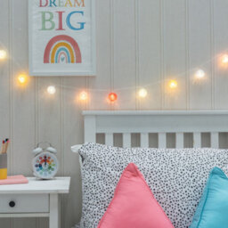 Valuelights Set Of 10 Kids Battery Powered Fairy String Lights With Cotton Balls - thumbnail 4