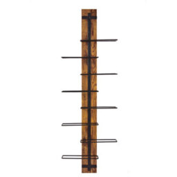 Dibor Traditional Wooden Upright 8 Bottle Wine Rack Wine Bottle Holder - thumbnail 2