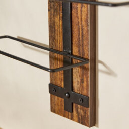 Dibor Traditional Wooden Upright 8 Bottle Wine Rack Wine Bottle Holder - thumbnail 4